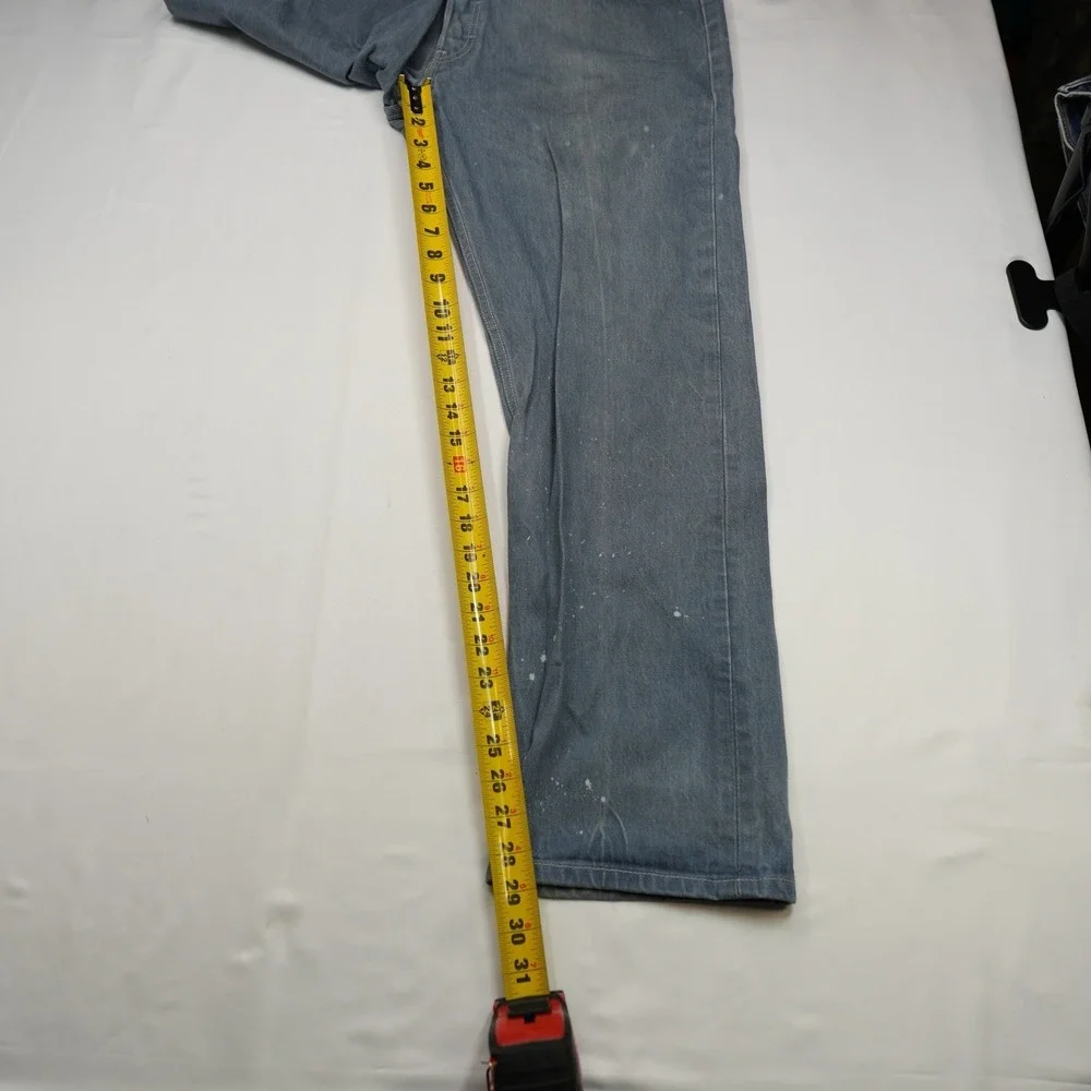 Levi's 501 Jeans Mens 38x32 (36X29) Straight Leg Button‎ Fly Classic Denim Pants